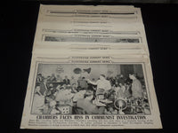 1947-1948 ILLUSTRATED CURRENT NEWS WORLD EVENTS PHOTOS - 30 PIECES - NP 9195