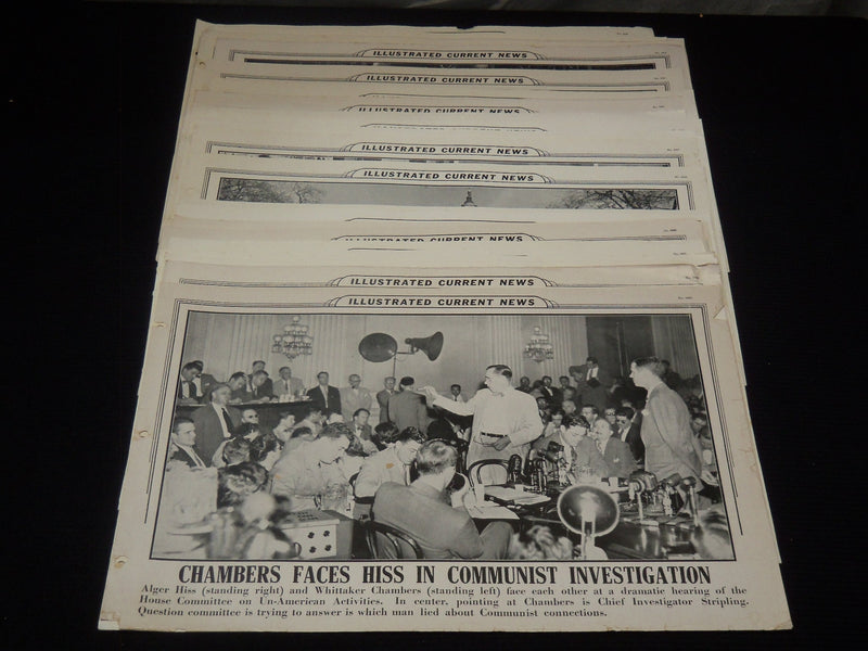1947-1948 ILLUSTRATED CURRENT NEWS WORLD EVENTS PHOTOS - 30 PIECES - NP 9195