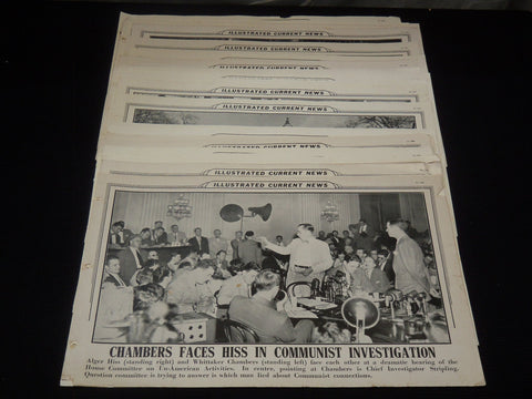 1947-1948 ILLUSTRATED CURRENT NEWS WORLD EVENTS PHOTOS - 30 PIECES - NP 9195
