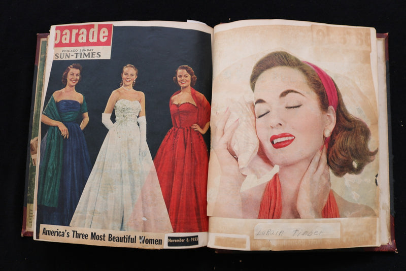 MOVIE STARS SCRAPBOOK - MARILYN MONROE-ELIZABETH TAYLOR-JANE RUSSELL - E 26439