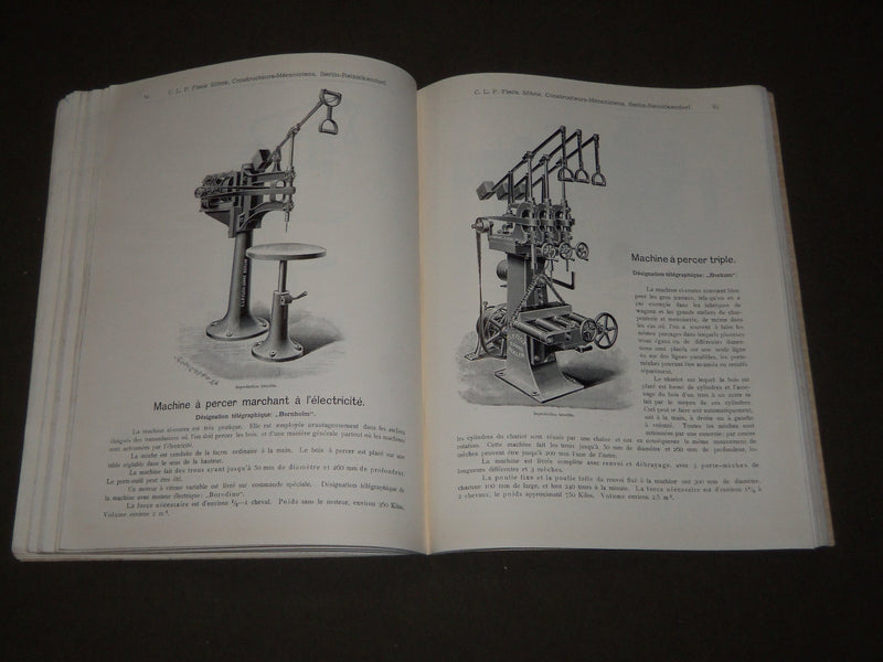 1890'S C. L. P. FLECK SOHNE MACHINES FRENCH CATALOGUE - FR 735