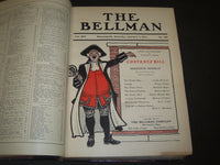 1913 THE BELLMAN MAGAZINE BOUND VOLUME LOT OF 2 COMPLETE YEAR - PHOTOS - R 423