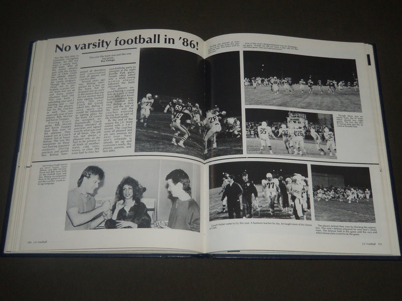 1987 CLAYMORE GOVERNOR LIVINGSTON HIGH SCHOOL YEARBOOK - BERKELEY HTS - YB 963