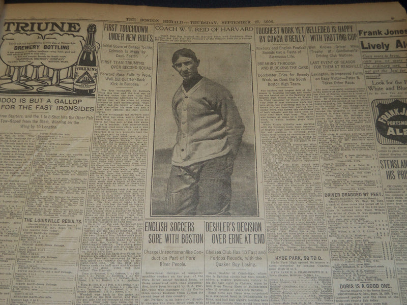 1906 SEPTEMBER 27 THE BOSTON HERALD - HEARST NAMED FOR GOVERNOR - BH 97