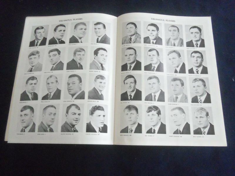 1968 NOV 23 FOOTBALL PROGRAM - VILLANOVA UNIV VS WEST CHESTER UNIV - SP 1215D