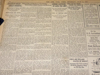 1923 JULY 5 NEW YORK TIMES NEWSPAPER-DEMPSEY WINS AFTER FULL 15 ROUNDS - NT 7738