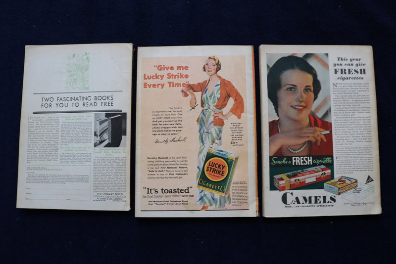 1931 THE GOLDEN BOOK MAGAZINE - LOT OF 3 - O 3456