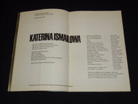 1964 KATERINA ISMAILOWA PROGRAM - HOLLAND FESTIVAL - J 7469