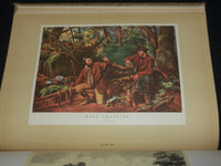 1943 CURRIER & IVES HARDCOVER BOOK BY HARRY PETERS - 192 PLATES - R 723N