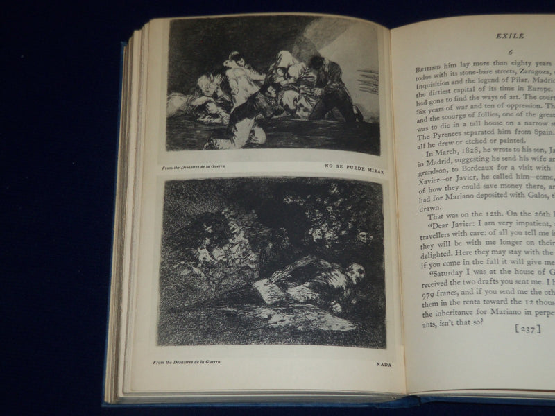 1939 GOYA HARDCOVER BOOK BY CHARLES POORE - NICE PRINTS - KD 2514