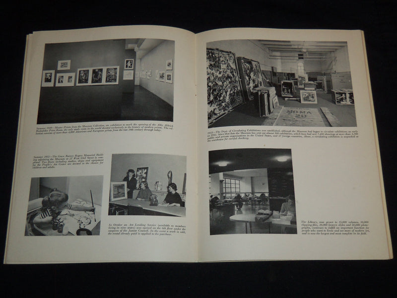 1954 MUSEUM OF MODERN ART 25TH ANNIVERSARY CELEBRATION CATLAOG - J 9068
