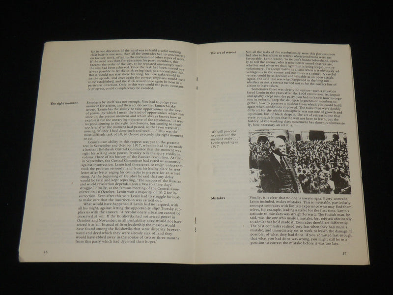 1974 THE POLITICS OF LENIN SOFTCOVER BOOK BY PAUL GINSBORG - J 6549