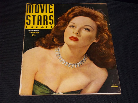 1944 SEPTEMBER MOVIE STARS PARADE MAGAZINE - SUSAN HAYWARD FRONT COVER - E 14830