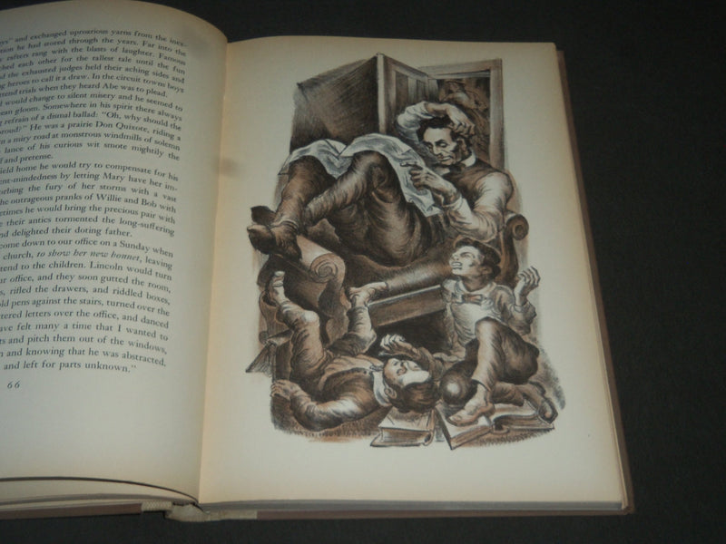 1943 ABRAHAM LINCOLN BY JAMES DAUGHERTY HARDCOVER BOOK - KD 3936