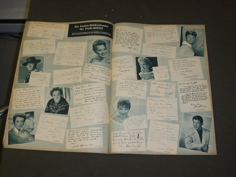 1957 NOV 12 FILM REVIEW (GERMAN) MAGAZINE - NICE PHOTOS, ARTICLES & ADS - B 3987