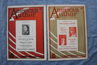 1931-1932 AMERICAN AUTHOR MAGAZINE - LOT OF 8 - E 26440