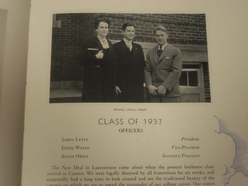 1934 THE GRIDIRON ST. LAWRENCE UNIVERSITY COLLEGE YEARBOOK - NICE PHOTOS - YB 18