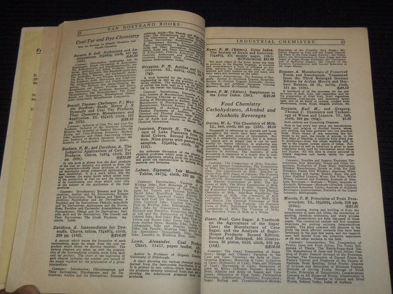 1956 VAN NOSTRAND BOOKS CATALOGUE - SCIENCE & TECHNOLOGY - J 7489