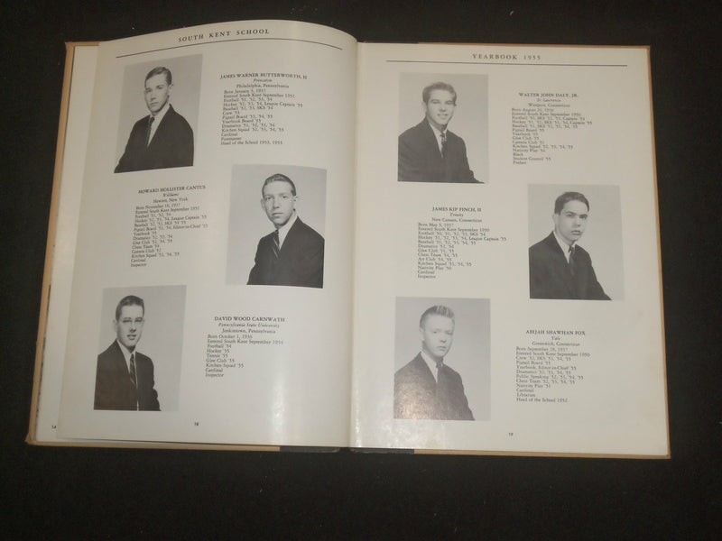 1955 SOUTH KENT SCHOOL YEARBOOK - SOUTH KENT, CONNECTICUT - YB 2256