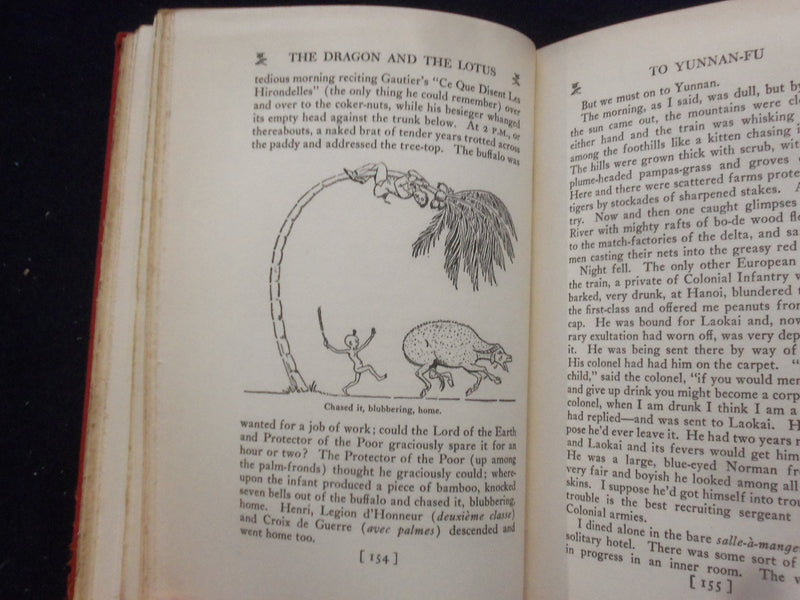 1927 THE DRAGON AND THE LOTUS HARDCOVER BOOK BY CROSBIE GARSTIN- KD 8418