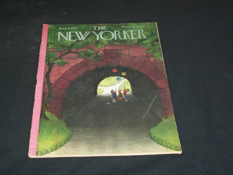 1947 AUGUST 9 THE NEW YORKER MAGAZINE - ILLUSTRATED COVER - NY 275