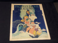 1927 DECEMBER PEOPLE'S HOME JOURNAL MAGAZINE NICE ILLUSTRATED COVER ART - E 2788