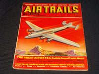1937 OCTOBER AIR TRAILS MAGAZINE - THE MAINLINER COVER - E 7043