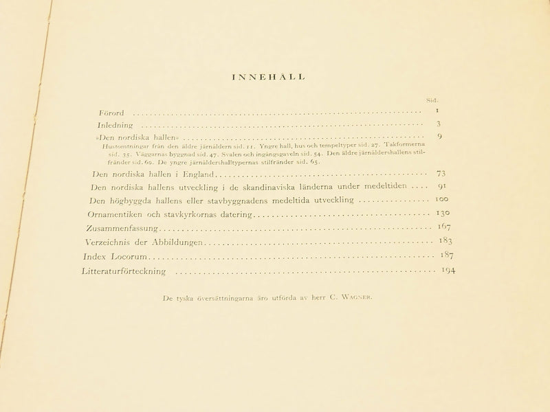 1931 HALLAR TEMPEL OCH STAVKYRKOKR SOFTCOVER BOOK BY GERDA BOETHIUS - KD 5874