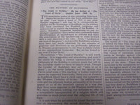 1908 SATURDAY REVIEW 2 BOUND VOLUMES - COMPLETE YR- PUBLISHED IN LONDON - R 1090