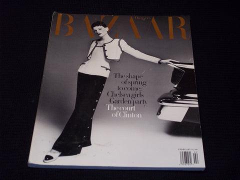 1993 FEBRUARY HARPER'S BAZAAR MAGAZINE - KRISTEN MCMENAMY FRONT COVER - E 13611