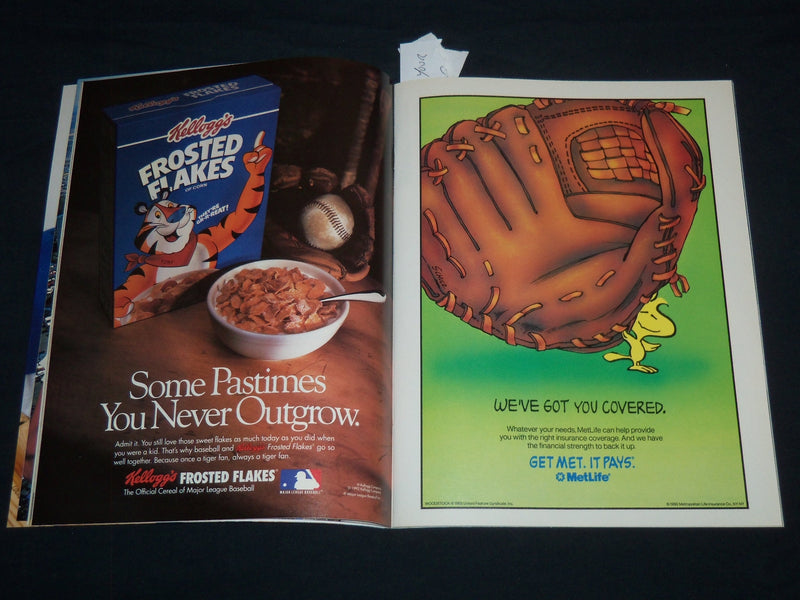 1992 DODGERS MAGAZINE - DARRYL STRAWBERRY & DAVIS ERIC COVER - J 8698