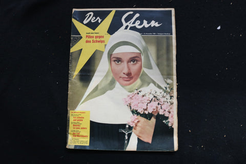 1958 NOVEMBER 15 DER STERN MAGAZINE - AUDREY HEPBURN COVER - E 25845