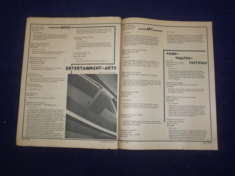 1975 MARCH 26 BUGLE AMERICAN MAGAZINE & COMMUNITY RESOURCE HANDBOOK - J 9426