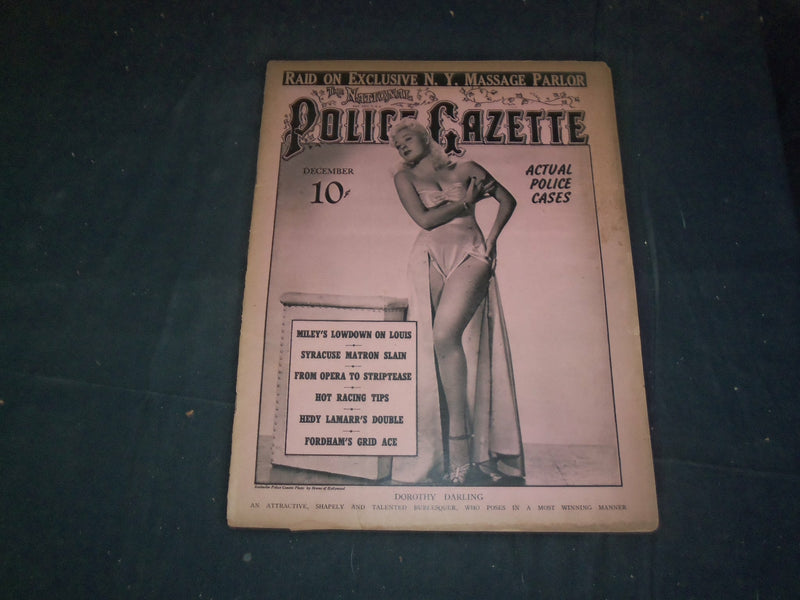 1941 DECEMBER THE NATIONAL POLICE GAZETTE MAGAZINE - DOROTHY DARLING - B 5890