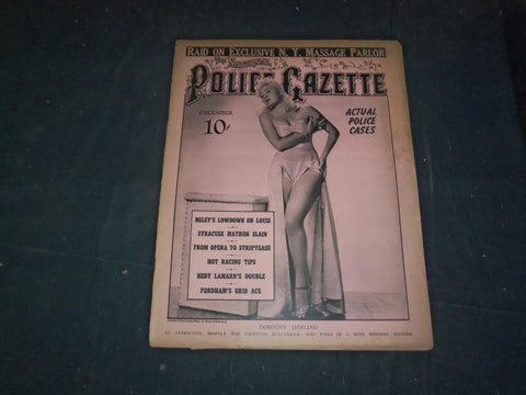1941 DECEMBER THE NATIONAL POLICE GAZETTE MAGAZINE - DOROTHY DARLING - B 5890