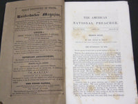 1852-1866 THE AMERICAN NATIONAL PREACHER MAGAZINE LOT OF 4 ISSUES - WR 430