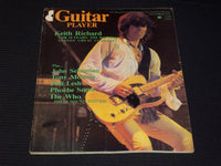 1977 NOVEMBER GUITAR PLAYER MAGAZINE - KEITH RICHARD FRONT COVER - E 7712