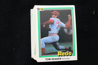 TOM SEAVER 1981 DONRUSS BASEBALL CARDS - #425 - NM-MT - LOT OF 123 - #172