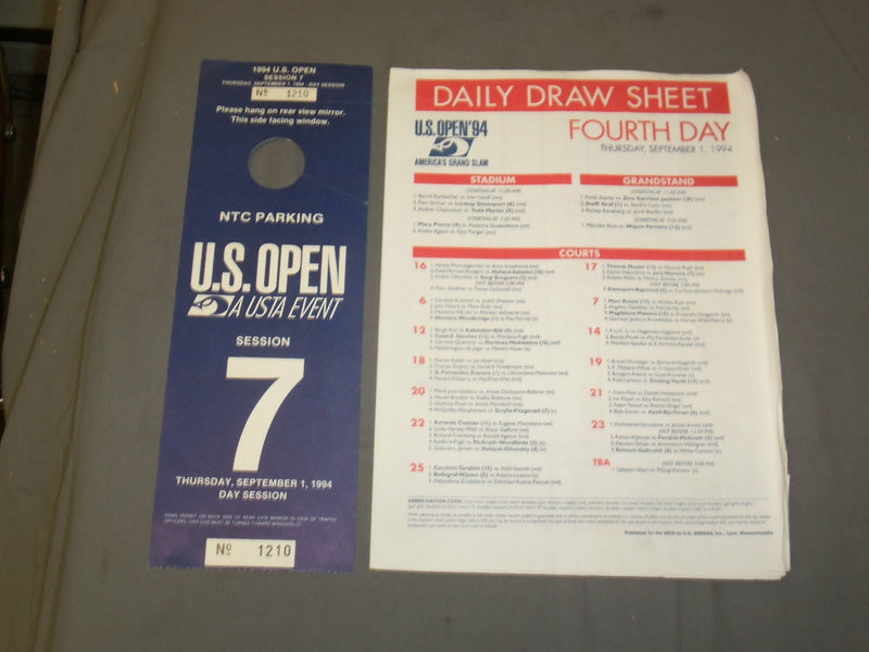 1994 TENNIS CHAMPIONSHIPS MAGAZINE - 1994 U.S. OPEN EDITION - J 4108