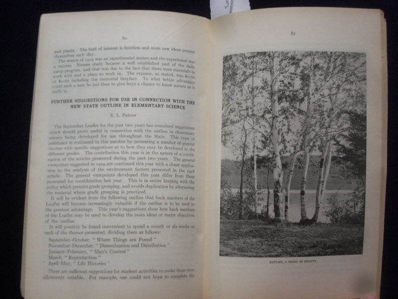 1930 SEPTEMBER CORNELL RURAL SCHOOL LEAFLET SOFTCOVER BOOK -TEACHERS' NO- J 9619