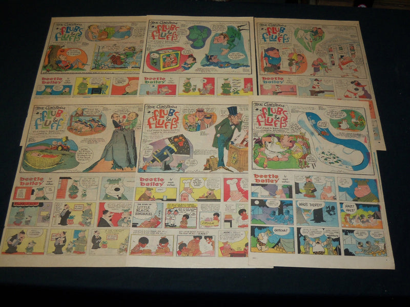 1971-1976 NEW YORK SUNDAY NEWS COLOR COMICS PAGES LOT OF 40 - DONDI - NP 5323