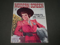 1940 SEPTEMBER MODERN SCREEN MOVIE MAGAZINE - CLAUDETTE COLBERT COVER - M 132