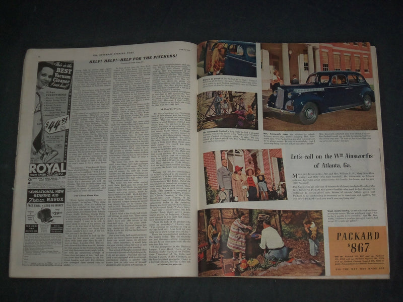 1940 JULY 13 THE SATURDAY EVENING POST MAGAZINE -NORMAN ROCKWELL COVER- SP 2474W