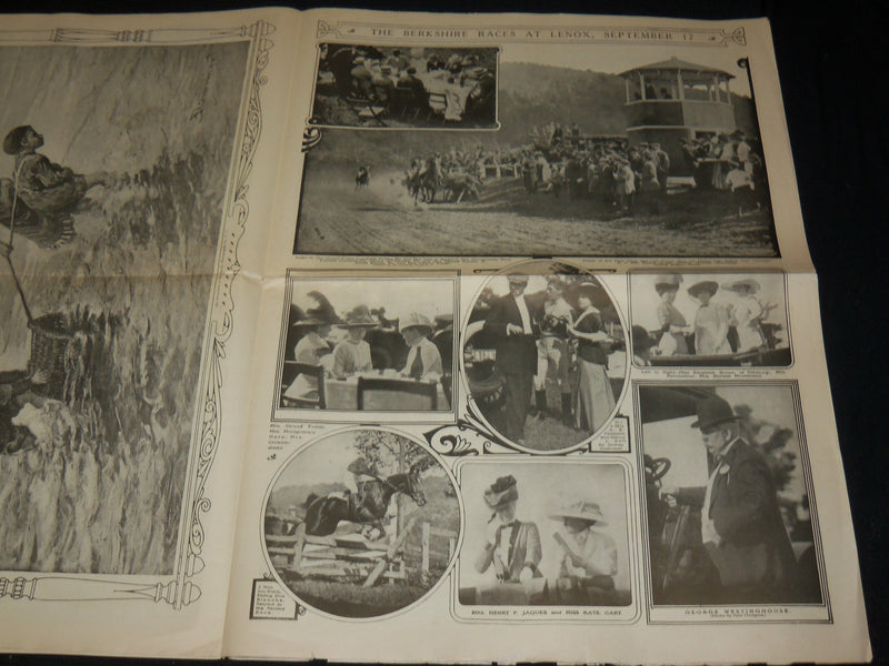 1910 SEPTEMBER 25 NEW YORK TIMES PICTURE SECTION - CRAB FISHERS - NP 5644