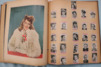 1940'S HOLLYWOOD STARS SCRAPBOOK - SHIRLEY TEMPLE - CLARK GABLE - E 26500