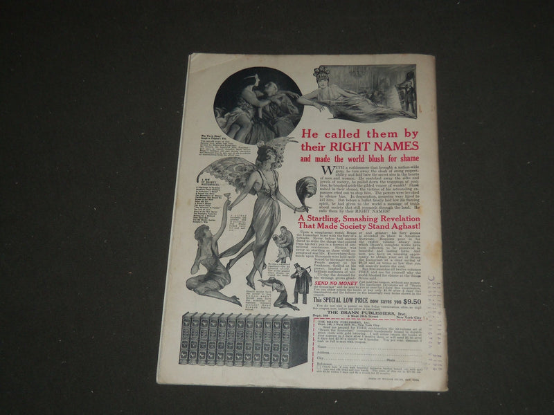 1923 AUGUST 18 JUDGE MAGAZINE - J.M. FLAGG COVER -CUPID'S CHAIN STORES - ST 5439