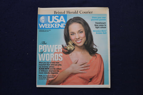 2006 FEBRUARY 24-26 USA WEEKEND MAGAZINE - ALICIA KEYS COVER - E 18282