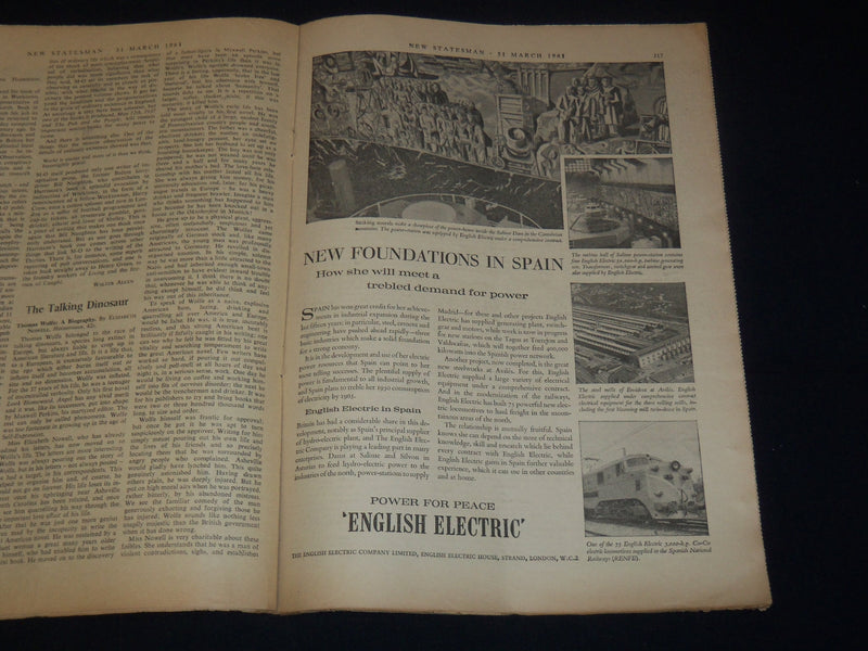 1961 MARCH 31 NEW STATESMAN WEEK-END REVIEW MAGAZINE - EICHMANN TRIAL - K 2060