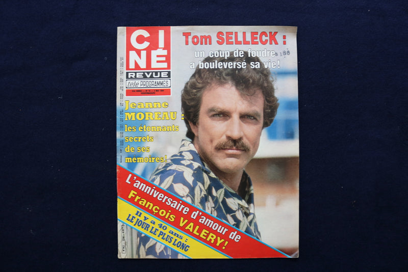 1984 MAY 3 CINE REVUE MAGAZINE - TOM SELLECK COVER - E 11941