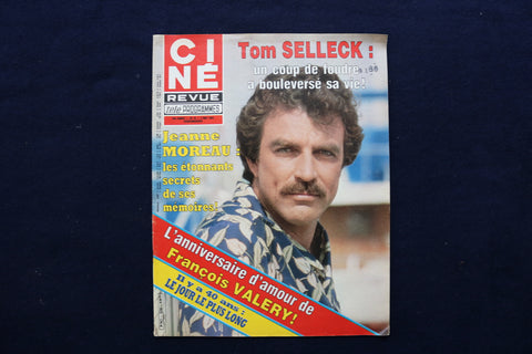 1984 MAY 3 CINE REVUE MAGAZINE - TOM SELLECK COVER - E 11941
